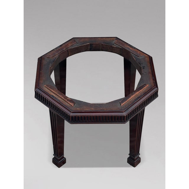 18th Century George III Octagonal Mahogany Wine Cooler For Sale - Image 3 of 11