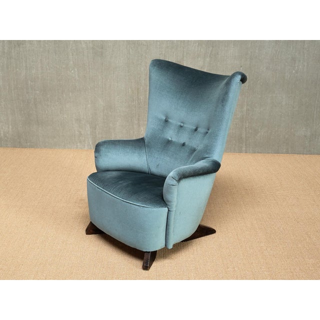 Mid-Century Modern Armchair by Carl Gustaf Hiort Af Ornäs, Finland, 1940s For Sale - Image 3 of 16