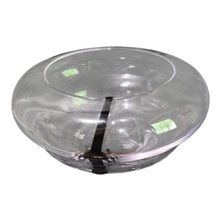Vintage Mid-Century-Modern Hand Blown Art Glass Avante Garde Design Vase For Sale