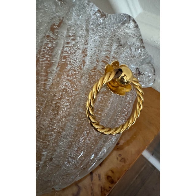 Vintage Italian Murano Glass Wall Sconce For Sale - Image 4 of 5