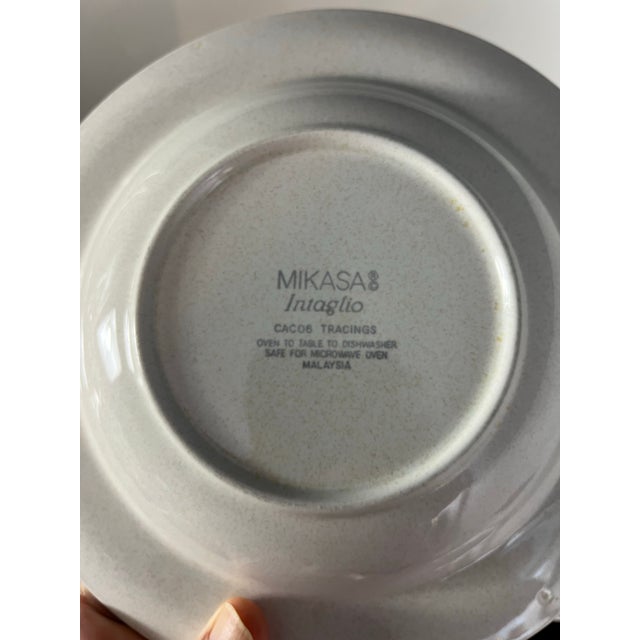 Vintage Mikasa Intaglio Tracings Stoneware Dinnerware For Sale - Image 10 of 10