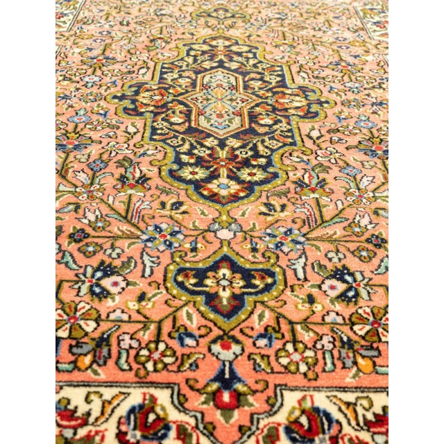 Vintage Silk Rug, 1960s For Sale - Image 4 of 14