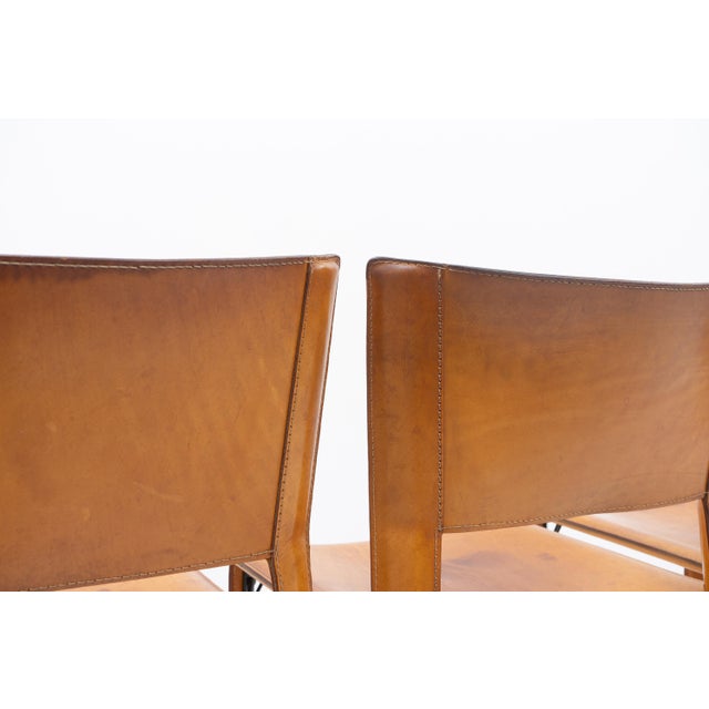 S44 Dining Chairs by Giancarlo Vegni & Gianfranco Gualtierotti for Fasem, Italy, 1980s, Set of 6 For Sale - Image 9 of 15