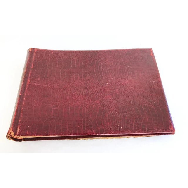 Paper French Cartes Postales Leather Book For Sale - Image 7 of 8