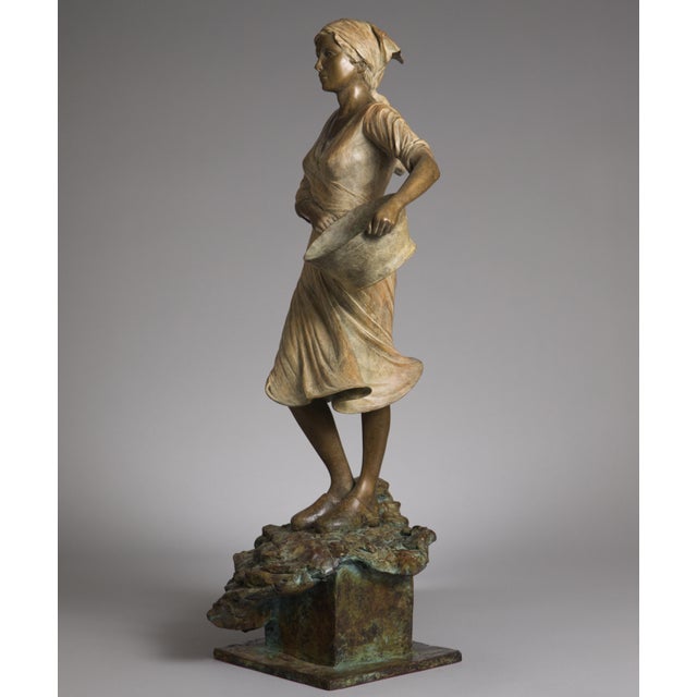 Contemporary Rodd Ambroson "Dignity" Original Bronze Sculpture, Limited Edition 24/30, 24"h, Coa For Sale - Image 3 of 6