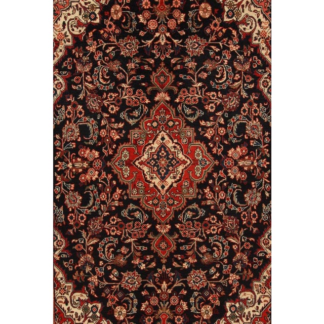 Hand-Knotted Middle Eastern Rug with Decorative Pattern For Sale - Image 5 of 11