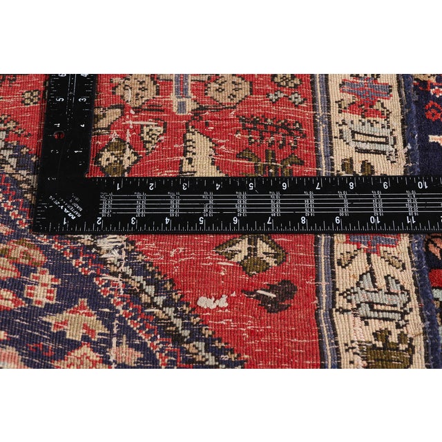 Textile Vintage Persian Bijar Rug Runner, 02'07 X 07'06 For Sale - Image 7 of 10