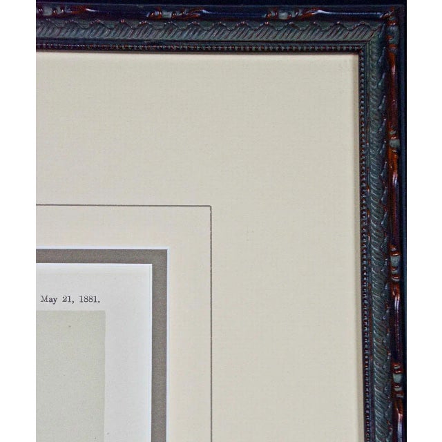 Printmaking Materials Gilbert & Sullivan: Framed Pair of 19th C. Vanity Fair Portraits by Sir Leslie Ward, 1874 & 1881 For Sale - Image 7 of 7