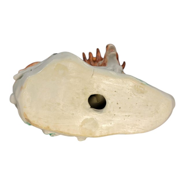 Porcelain Pair of Deer Stag and Doe at Lodge from Derby, 1765-1770, Set of 2 For Sale - Image 5 of 8