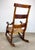 Early 19th Century American Primitive Tiger Maple and Rush Rocking Chair For Sale In New York - Image 6 of 12