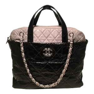 Chanel Black and Grey Portobello Tote