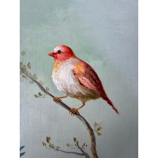 Signed Vintage Wild-Bird Oil Painting by Jeanine Albert For Sale In Atlanta - Image 6 of 13