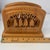 Vintage Western "Superior Livestock Auction" Texas Cowboys Horses Ranching Silhouette Laser Cut Solid Oak Napkin Holder For Sale In Boise - Image 6 of 7