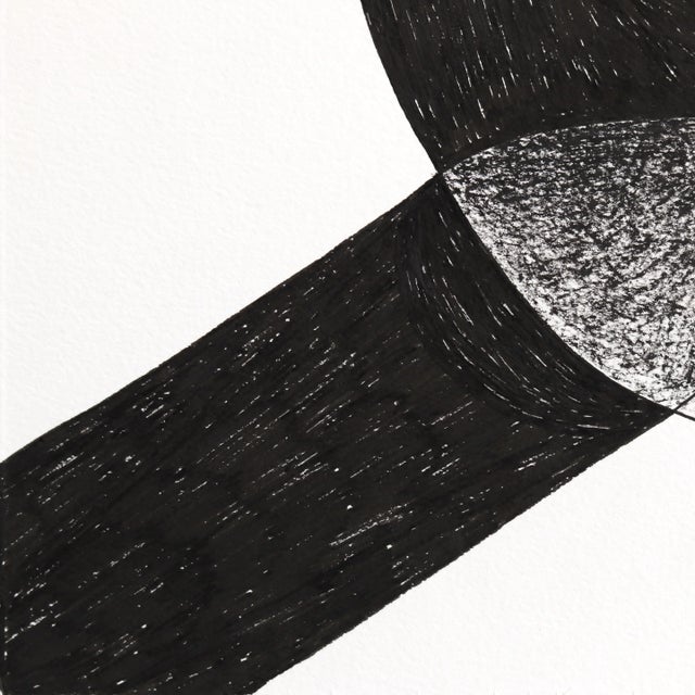En Forme - Abstract Black and White Figurative Illustrative Ink Art on ...
