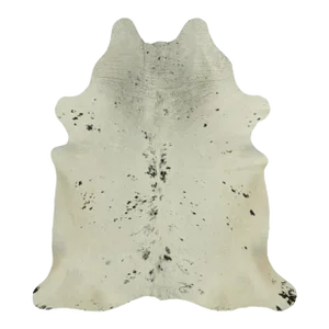 Rug & Kilim’s Extra Large Cowhide Rug in Black, White and Cream Tones