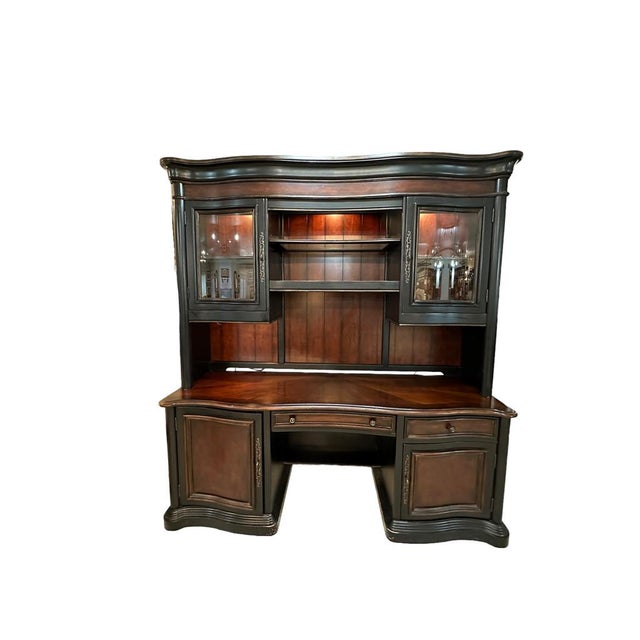 Large Executive Desk With Hutch by Hooker Furniture Chairish