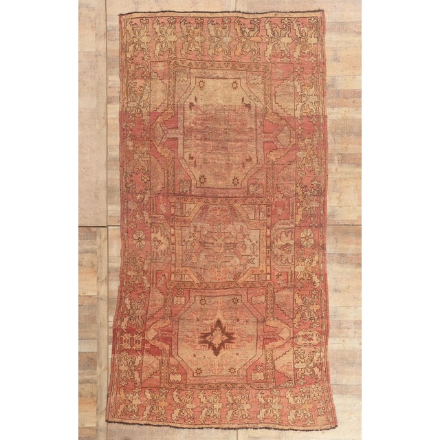 Vintage Turkish Oushak Rug, 06'06 X 13'00 For Sale - Image 10 of 10