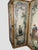 19th Century Antique Rococo Style Hand Painted 3-Panel Screen For Sale - Image 4 of 15