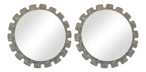 1970's Illuminated Resin Mirrors - a Pair