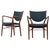 Armchairs in Rosewood and Fabric attributed to Finn Juhl, 1946, Set of 2 For Sale - Image 10 of 10
