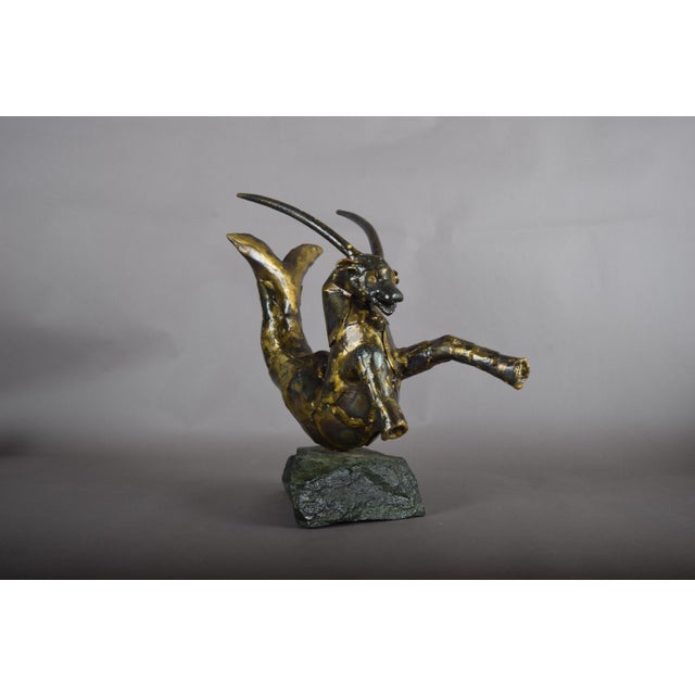 Faust, Capricorn, 1994, Bronze & Stone For Sale - Image 14 of 17