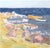 Oil on panel, “Boats by Öland strand”, signed dated -83. This painting is by a Swedish artist and has been sourced...