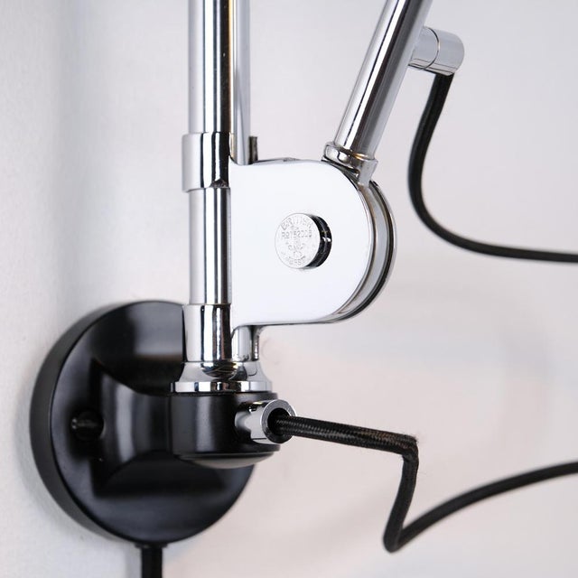 Bestlite BL6 Wall Lamp in Chrome and Black by Robert Dudley Best for Gubi For Sale - Image 11 of 12