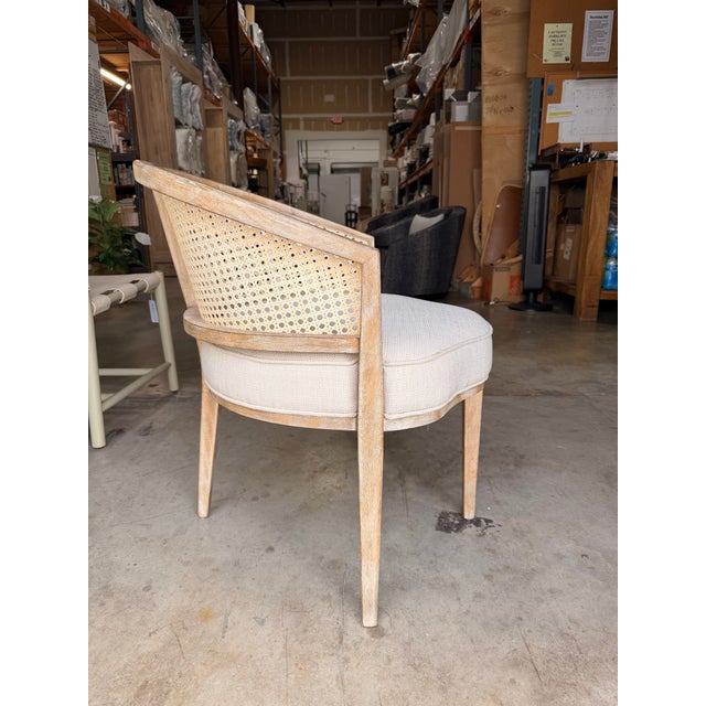 Contemporary Global Views Cane Back Dining Chair For Sale - Image 3 of 7