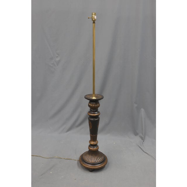 Mid 20th Century Vintage Floor Lamp in Bronze Color For Sale - Image 4 of 5