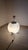 1960s Vintage Flower Holder Table Lamp in Chrome and Opal Glass from Tronconi, 1960s For Sale - Image 5 of 13