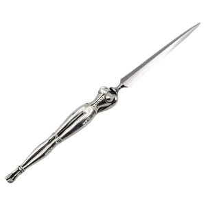 Letter Opener or Paper Cutter in Silver Bronze by Richard Lauret
