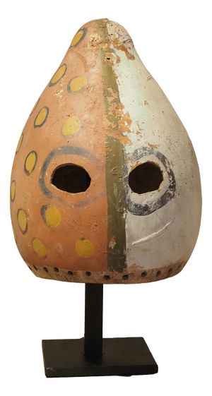 Brazilian Bloco da Lama Mask, Paraty, 1980s