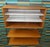 Black Mid-Century Modern Teak String Shelving Unit with Display Cabinet and Black Ladders by Kajsa & Nils Nisse Strinning for String, Sweden, 1960s For Sale - Image 8 of 10