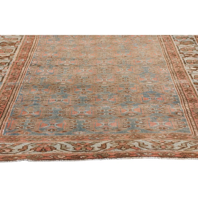 Late 19th Century Persian Hamadan Rug, 04'02 X 06'04 For Sale - Image 4 of 10
