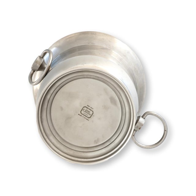 Vintage French Jean Couzon Orfevre Champagne Bucket For Sale - Image 4 of 6