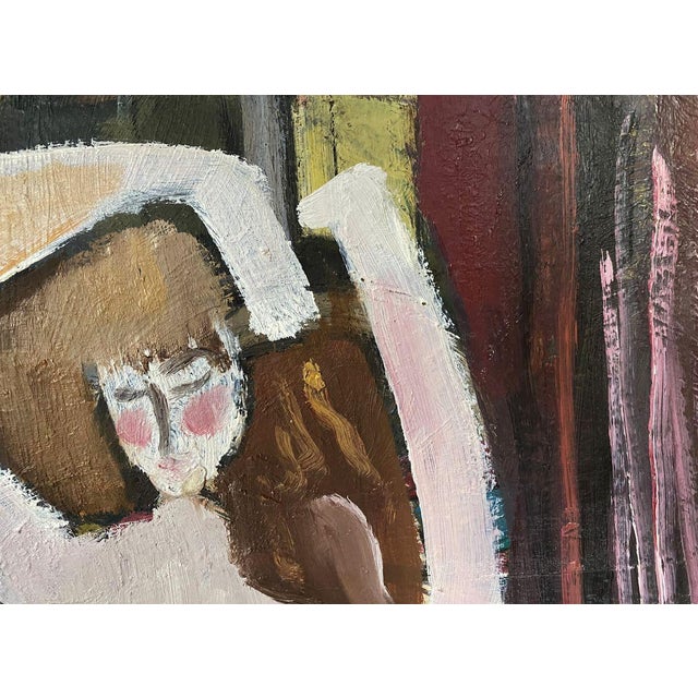 *** ABOUT THIS PAINTING *** * TITLE: ""Portrait of a girl"" * ARTISTS: Valentin Dmytrovych Khrushch * SIZE: 34x48...