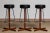 Black Swedish Teak and Chrome Swivel Bar Stools by Börje Johanson, 1960s, Set of 3 For Sale - Image 8 of 9