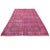 Distressed Turkish Over-Dyed Pink Rug in Wool, 1970s For Sale - Image 11 of 11