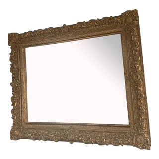 Ornate Framed Mirror in Gold For Sale