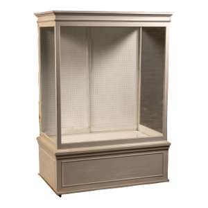 Vintage Glass-Front Retail Display Showcase Cabinet