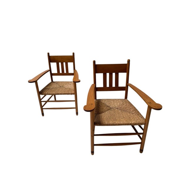 Set of Art Nouveau Brabant Chairs by Willem Penaat, 1900s For Sale - Image 4 of 16