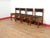 A set of 4 beautiful dining chairs made by Danish furniture maker Gangso Mobler, these Mid Century Modern vintage teak...