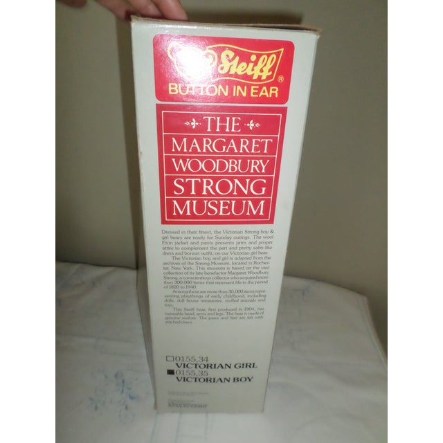 Textile Vintage 1980s Steiff Victorian Boy Mohair 14" Teddy Bear Fully Jointed in Box For Sale - Image 7 of 9