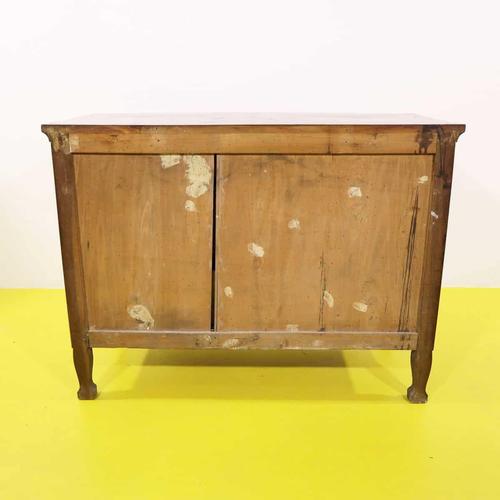 Antique Walnut Chest of 3 Drawers with Inlaid Filigree For Sale - Image 13 of 14