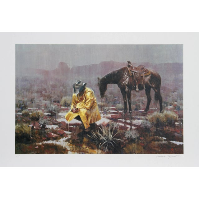 Waiting It Out, James Reynolds Lithograph For Sale - Image 4 of 4