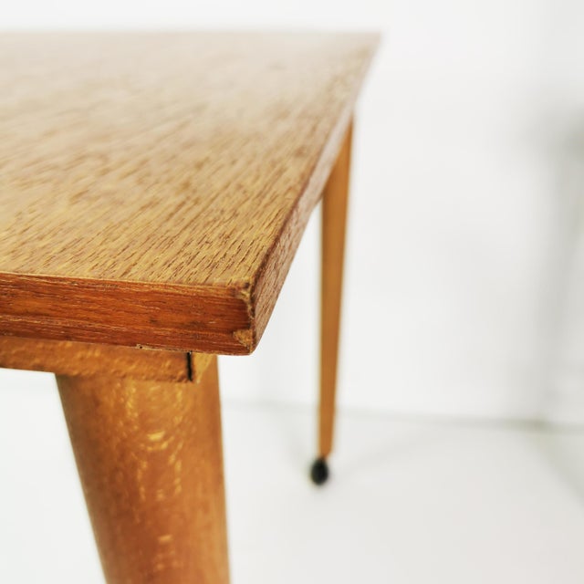 Mid-Century Side Tables attributed to P. Hundevad for Novy Domov, Former Czechoslovakia, 1960s, Set of 5 For Sale - Image 13 of 16