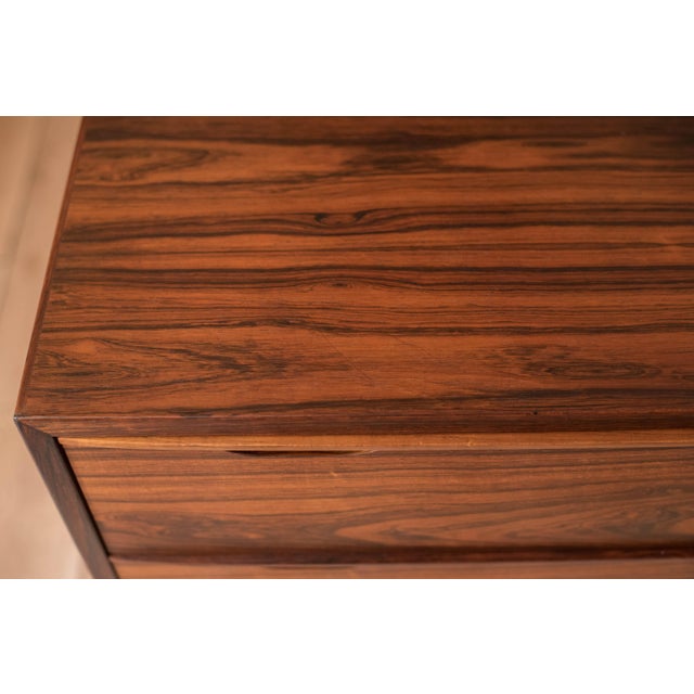 Vintage Rosewood Danish Modern Six Drawer Dresser by Odense Møbelfabrik For Sale - Image 15 of 18