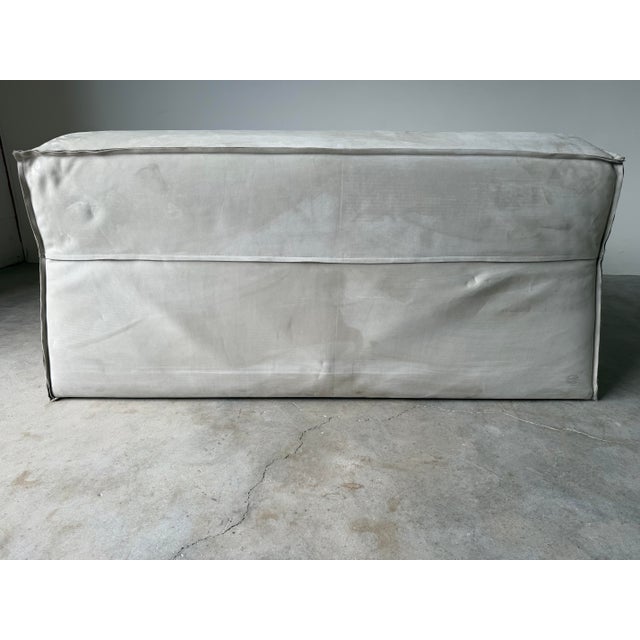 Ivory Paola Navone for Baxter “Miami Soft” Modular Leather Sofa – Made in Italy For Sale - Image 8 of 17