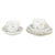 20th Century Porcelain Mocha Cups with Saucers and Plates by Meissen, Set of 6 For Sale - Image 5 of 5