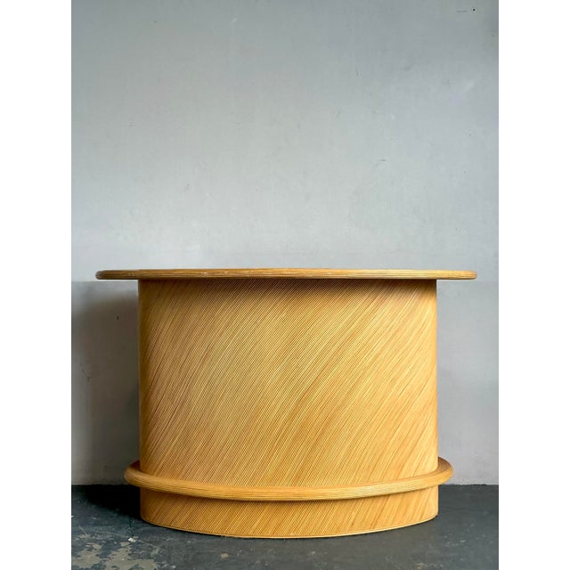 Vintage Boho Pencil Reed Dry Bar For Sale - Image 4 of 8